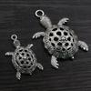 5pcs Turtle Charms Pendant Antiue Silver Plated Metal Charms DIY Necklace Bracelet Jewelry Making Accessories Findings
