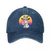 Vintage Washed Cotton Baseball Cap Retro Goat Bubble Gum Multiple Colors Washed Baseball Cap