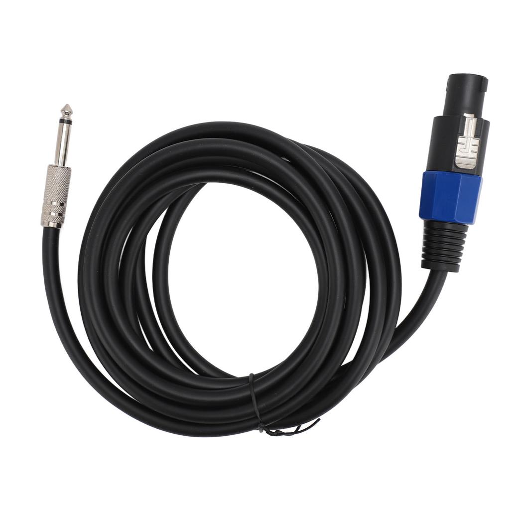 14 Inch Male Speaker Cable Professional Plug and Play Speaker Extension Cable for Stage Monitors