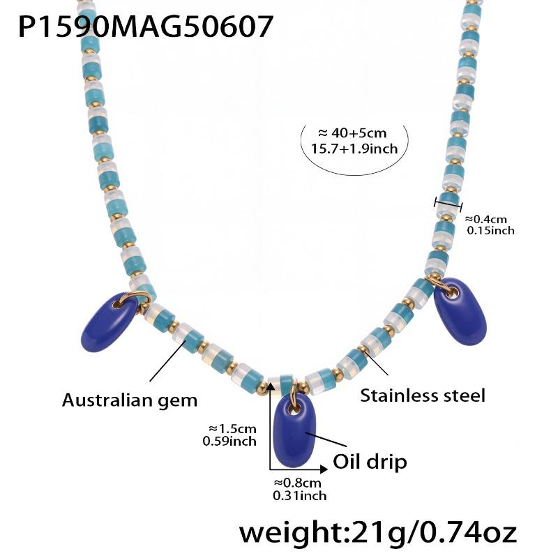 

Exquisite goddess new design enamel glazed flower pendant abacus bead necklace