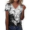 Women's Lace Short Sleeve Shirt V Neck T-Shirt Dressy Casual Tops Raglan Short Sleeve Lace Short Sleeve Panel Comfortable Cotton Top