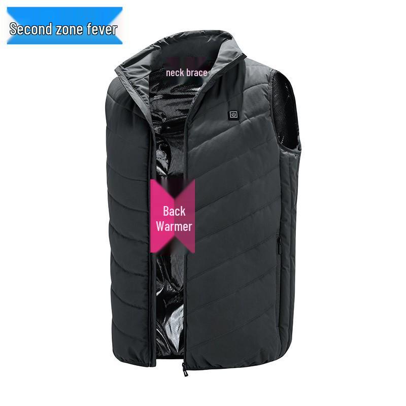 Cross-Border Smart Electric Heating Vest - Down Cotton Jacket