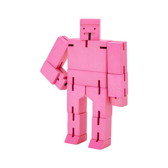 Holzwürfel-Roboterspielzeug, pädagogischer Transforming-Roboter, Actionfigur, 3D-Puzzle, Twisted Cube-Roboter, Bausteinspielzeug, Geschenk für Kleinkinder, Jungen und Mädchen