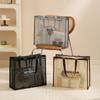 Swim Makeup Wash Bag Mesh Toiletry Storage Bag New Hollow Tote Bag  Handbag