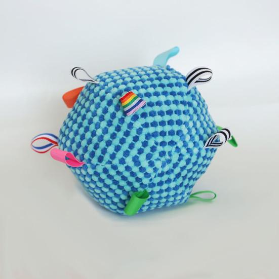 Dogs Sound Ball Puppy Toy Ball with Built-in Bell Chew-Friendly Toss And Fetch Ball for Dogs Training Interactive Play Boredom Relief