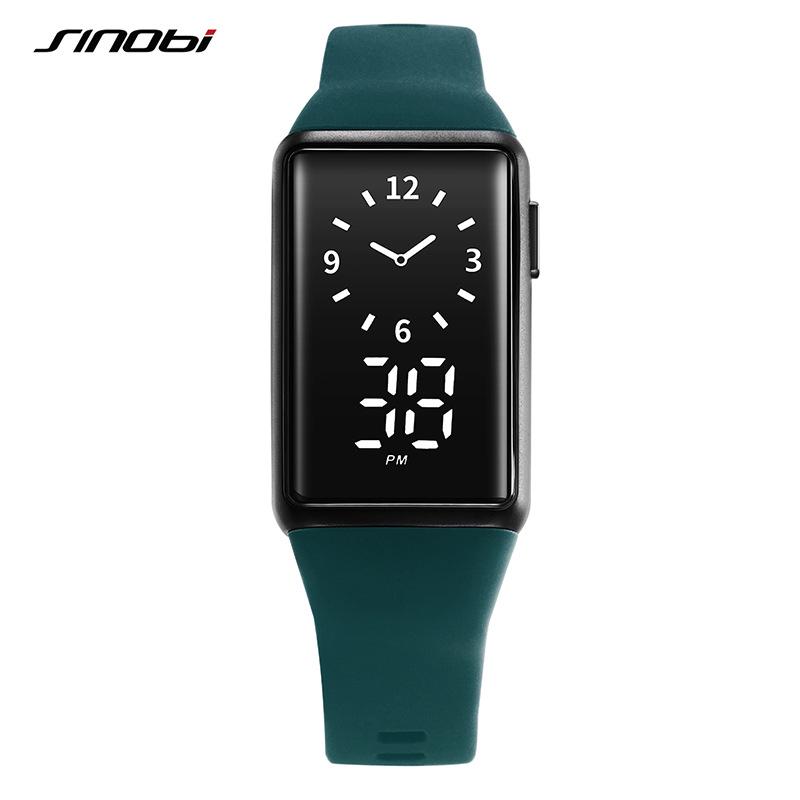 Sinobi 9889 Trendy Student Sports Waterproof Electronic Watch for Girls