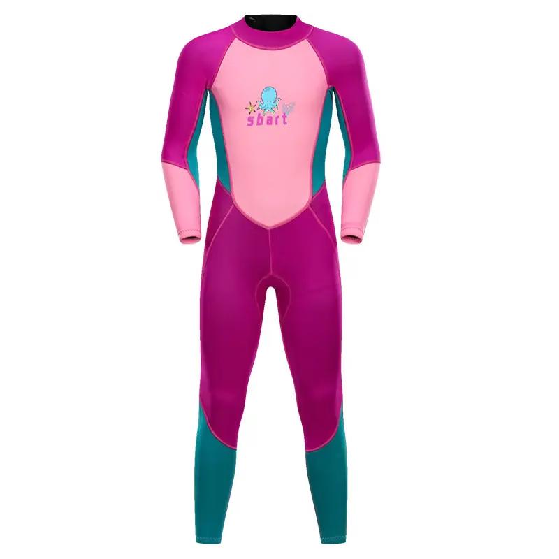 SBART Kids Long Sleeve One-Piece Wetsuit L