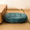 Tufted Seat Cushion Extra Thick High Elasticity Soft Round Solid Color Chair Tatami Sofa Floor Sitting Mat Pad Home Office Supplies
