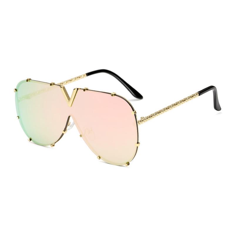 

Men s Sunglasses Fashion Oversized Sunglasses Men Brand Designer Goggle Sun Glasses Female Style Oculos De Sol UV400 O2 As the picture