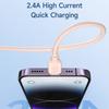 DEVIA Jelly Series EC630 1.2m USB-A To Lightning 2.4A Charging Cable Silicone Data Cord