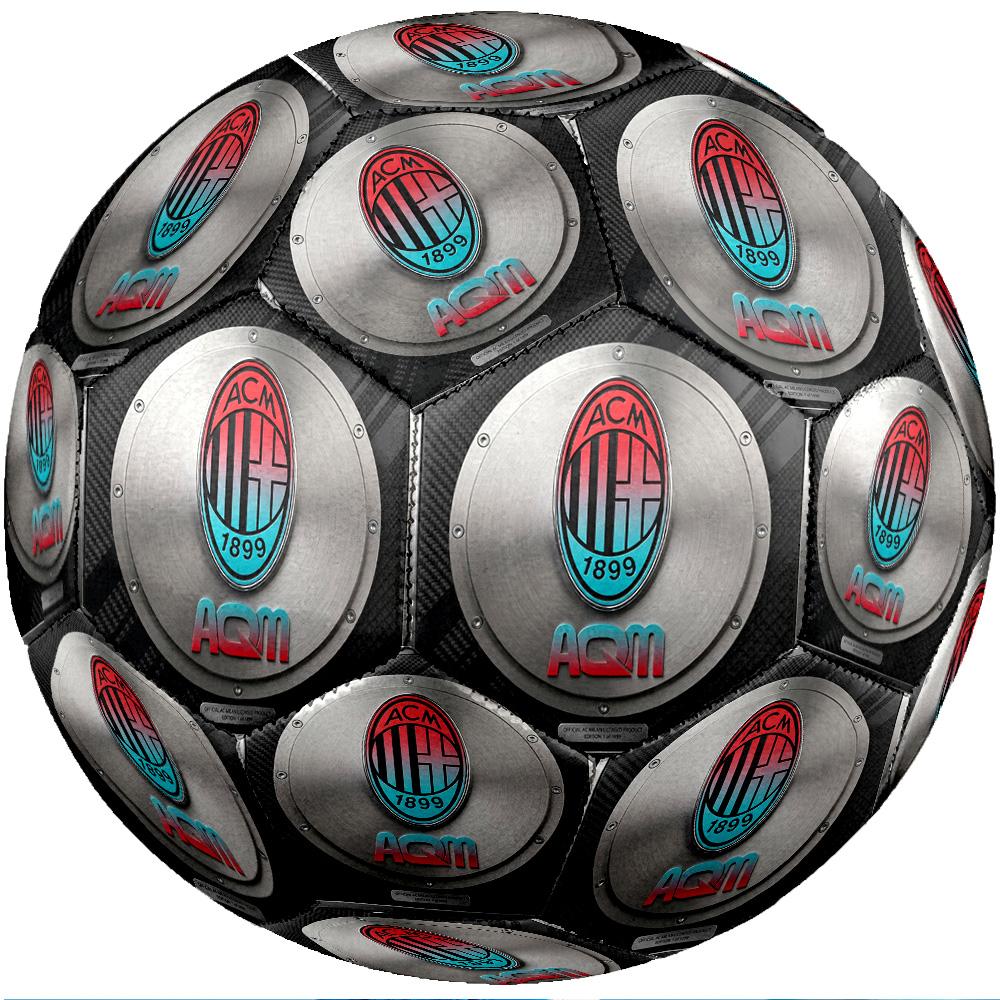 Pallone da calcio Tema AC Milan Taglia 5 Pallone da calcio Tocco Morbido Pallone da calcio per Allenamento Professionale per Sport all'Aperto