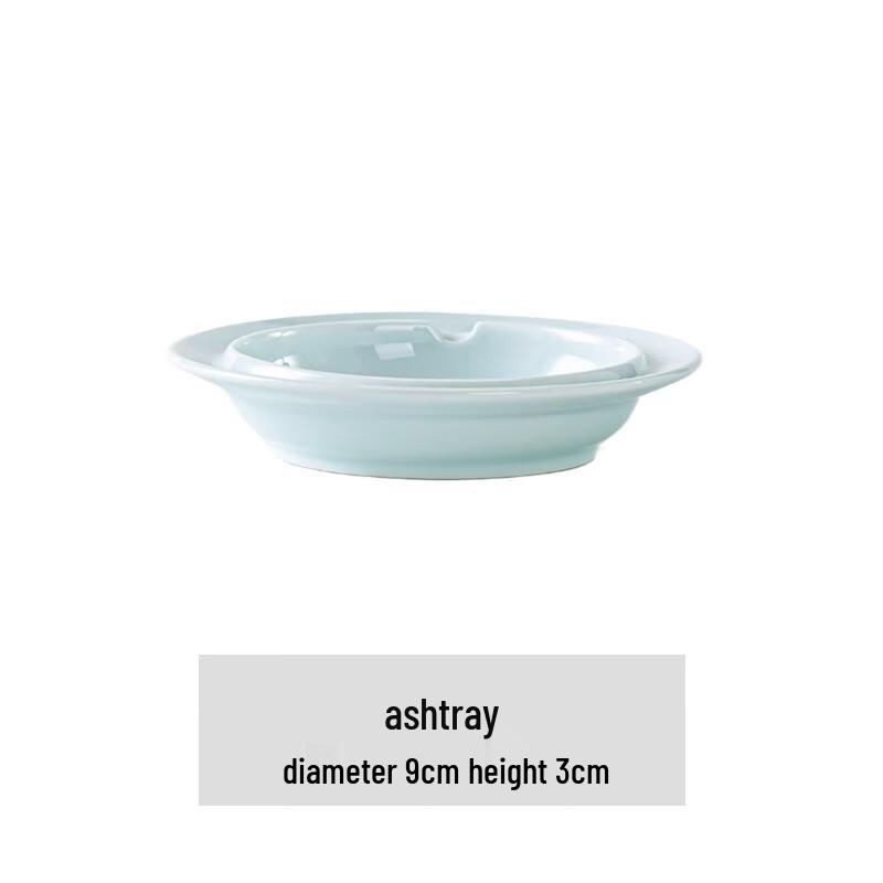 Chinese Palace Style Celadon Ashtray