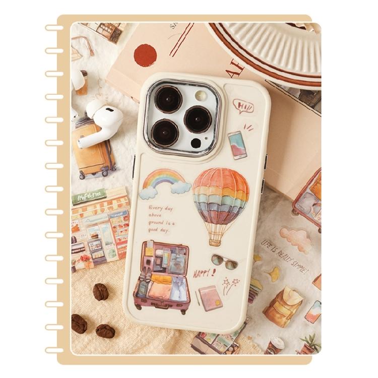 Bullets Journals Decal PET Travel Scrapbooking Sticker Cute Decorative Sticker for DIY Craft Journaling Scrapbooks