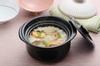 Banko ware Ginpo Pottery Chrysanthemum Rice Cooker (3-cup capacity, amber glaze)