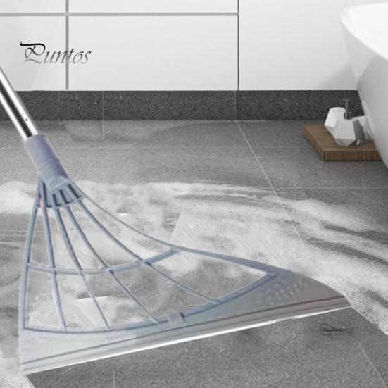 Silikon-Besen-Set, Bodenreinigung, Gummibesen, multifunktionaler Besen, Kehrmaschine, ergonomisches Design, 45-Grad-Kegelbesen