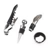 Set Tappo per Bottiglia di Vino Con Scatola Regalo Cavatappi Tappo a Vite Apribottiglia Acciaio Inossidabile Accessori da Cucina Bar Strumento per Regalo di Matrimonio
