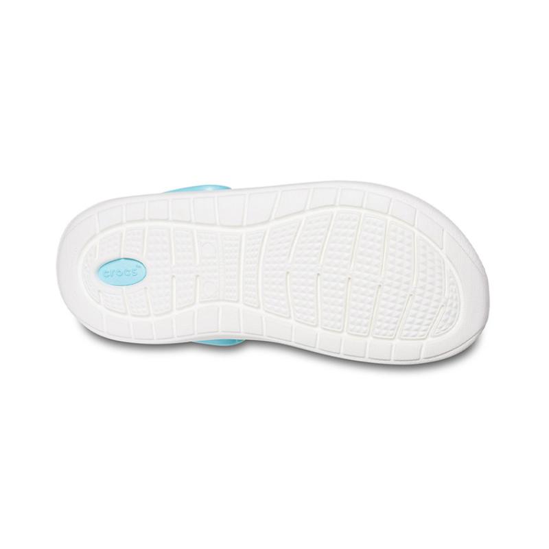 Crocs LiteRide Simple Casual Hole Sandals Green and Blue Kids' Model