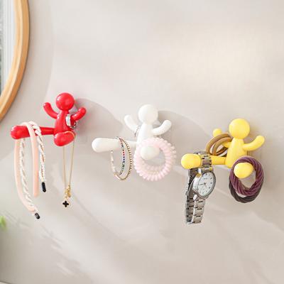 Haarschmuck-HakenHaargummi-AufbewahrungsständerBadezimmer-Aufbewahrungsständer, Nagelfreier Handy-Ständer Lederring Organisationsständer