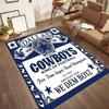 Dallas Area Rug Suitable for Outdoor Dormitory Foyer Dining Room Antislip Carpet Office Home Decor Gift for Festivals
