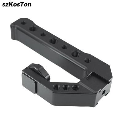 Poignée supérieure sabot flash pour caméra, stabilisateur vidéo universel avec 3 adaptateurs sabot froid pour monter microphone, lumière LED, moniteur