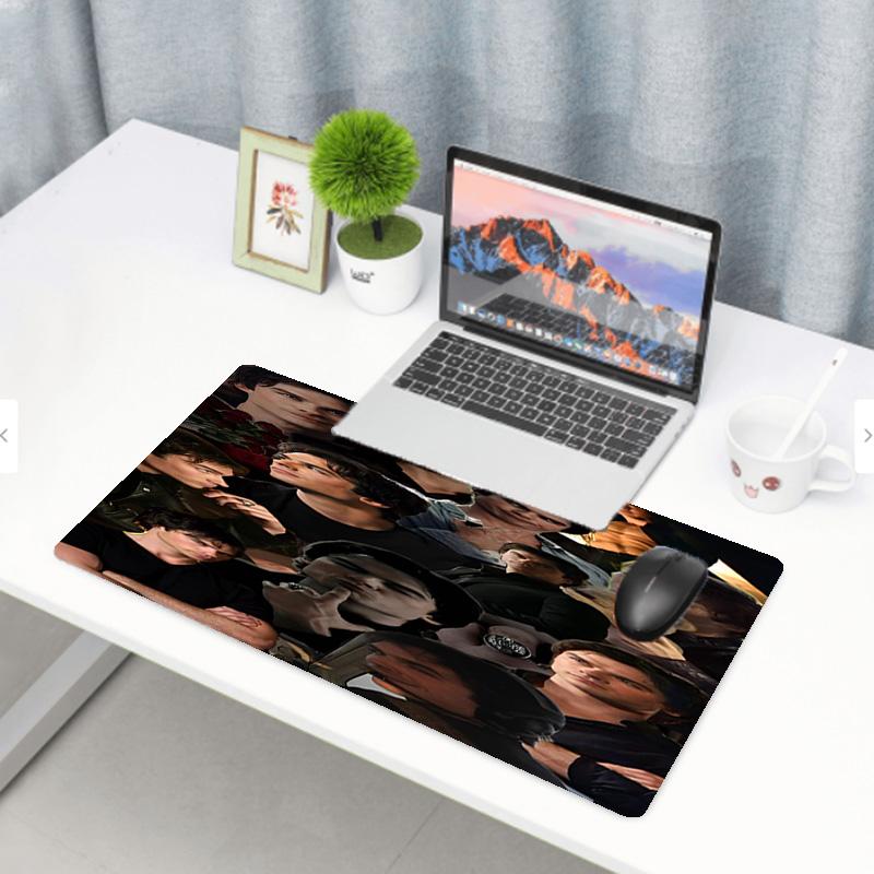 Damon Salvatore Print Mouse Pad, Anti‑Slip Desktop keyboard Mat, for PC Laptop Gaming Working Daily Use, Cool Festival Surprise Gift
