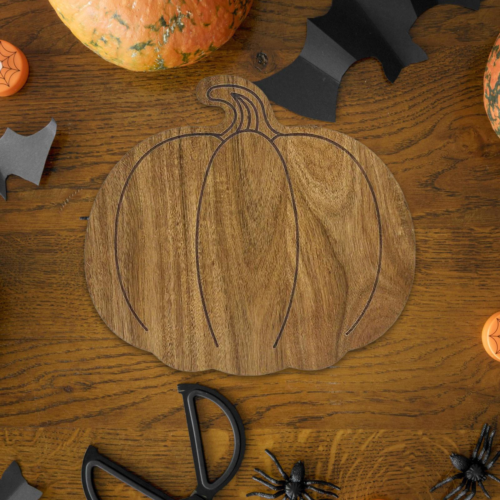 

Charcuterie Board Serving Tray Decoration Gifts Sturdy Platter Wood Ornament for Fall