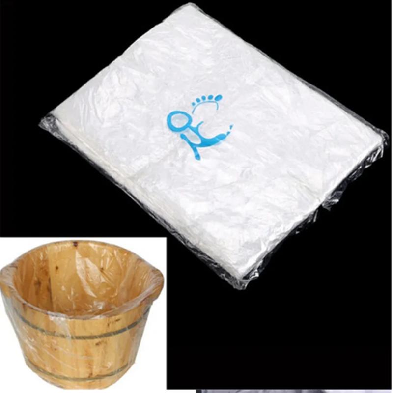 80 piezas Forros de Tina para Pies Desechables Ambientalmente Bolsas para Baño de Pies Pedicura Desintoxicación de Pies SPA Accesorios para Conservación del Calor