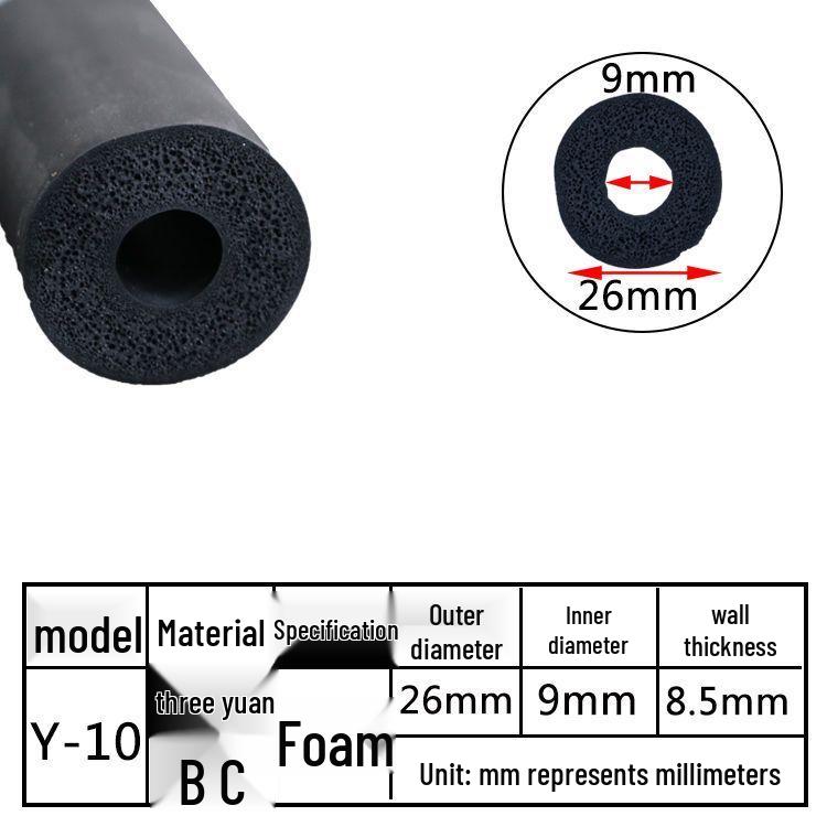 EPDM Hohlprofil-O-Ring-Dichtungsstreifen: Staubdichter, stoßdämpfender, kollisionssicherer Schwammrohr
