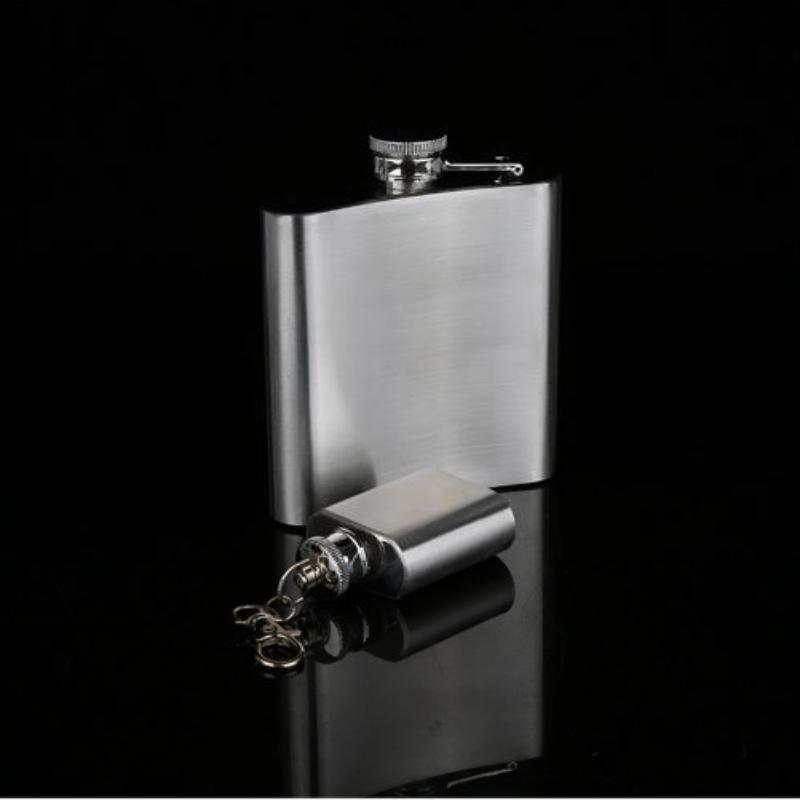 1/2/3/4/5/6/7/8/9/10/12/18oz Stainless Steel Hip Flask with Funnel Pocket Hip Flask Alcohol Whiskey Hip Flask Screw Cap