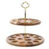 2/3 Layer Egg Tray Wooden Cake Stand Multi Layer Dessert Fruit Trays Multi-purpose Cupcake Holder for Party Birthday and Wedding
