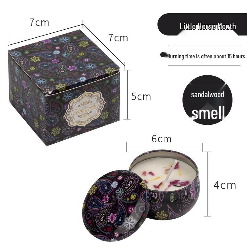 

Подарочный набор ароматических свечей - Креативный сувенир для вечеринки с лепестками цветов и дезодорирующим ароматом