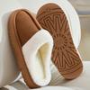 Cotton Slippers Women's Autumn and Winter Home Non-slip Warm Plush Cotton Shoes Men's Supermarket