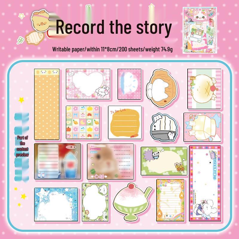 

Yu Xian Mood Graffiti Vintage Journal Set - 200 Sheets for DIY Projects
