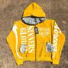 Europäischer und amerikanischer ins personalisierter NOFS bedruckter Pullover Hoodie Set Retro Jacke Street Trend y2k