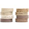 Masking tape 8-piece set thin strips washi retro base pattern DIY craft journal planner scrapbook wrapping gift decoration (handwritten text)
