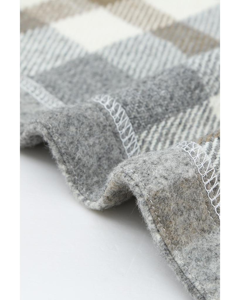 Azura Exchange Plaid Print Pocket Shacket