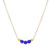 Vintage Necklace Featuring Natural Stone Adjustable Length Necklace Stainless Steel Texture Present for Women and Girl