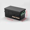 Car Trunk Organizer with Lid Shoes Compartment Reflective Belt Collapsible Waterproof Auto Organizer Multi Compartments