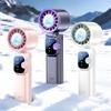 199 Speed Small Pocket Fans with Ice Cooler Powerful Mini Personal Fans Electric Quiet Handfan Beach Vacation Travel Essentials