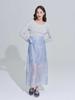 FREEANG See-Through Long Skirt