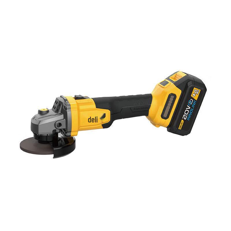 Deli 20V Cordless Brushless Angle Grinder CN plug (adapter included)
