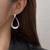 1 Pair Exquisite Geometric Drop Earrings - Zinc Alloy Dangle Earrings with Sophisticated Luxury Minimalist Design, Perfect for Daily Vacation Wear