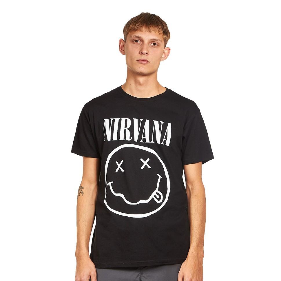 Nirvana White Face T-Shirt Black L