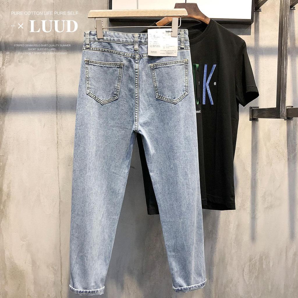Women's High-Waist Slimming Loose Fit Dad Jeans - Korean Style, Plus Size, Cropped Casual Harem Pants