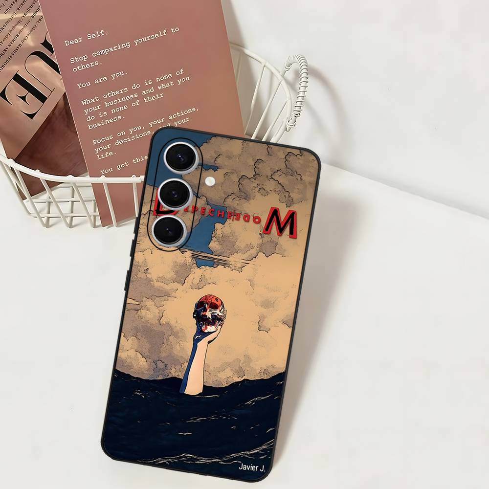 

Rock D-Depeche Cool Mode Phone Case For Samsung S 24 Fe 25 Ultra Plus 20 Lite 21 30 22 23 24 22 Ultra 5G Fundas Samsung S22 Plus 5G