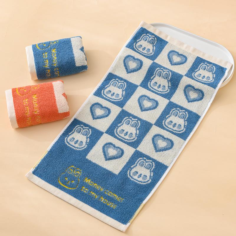 1 STK Håndkle Barnebomull A-klasse bomullsbomullshåndkle fortykket Absorberende Husholdningshåndkle Vask Ansiktshåndkle Absorberende håndklær til flerbruksbruk