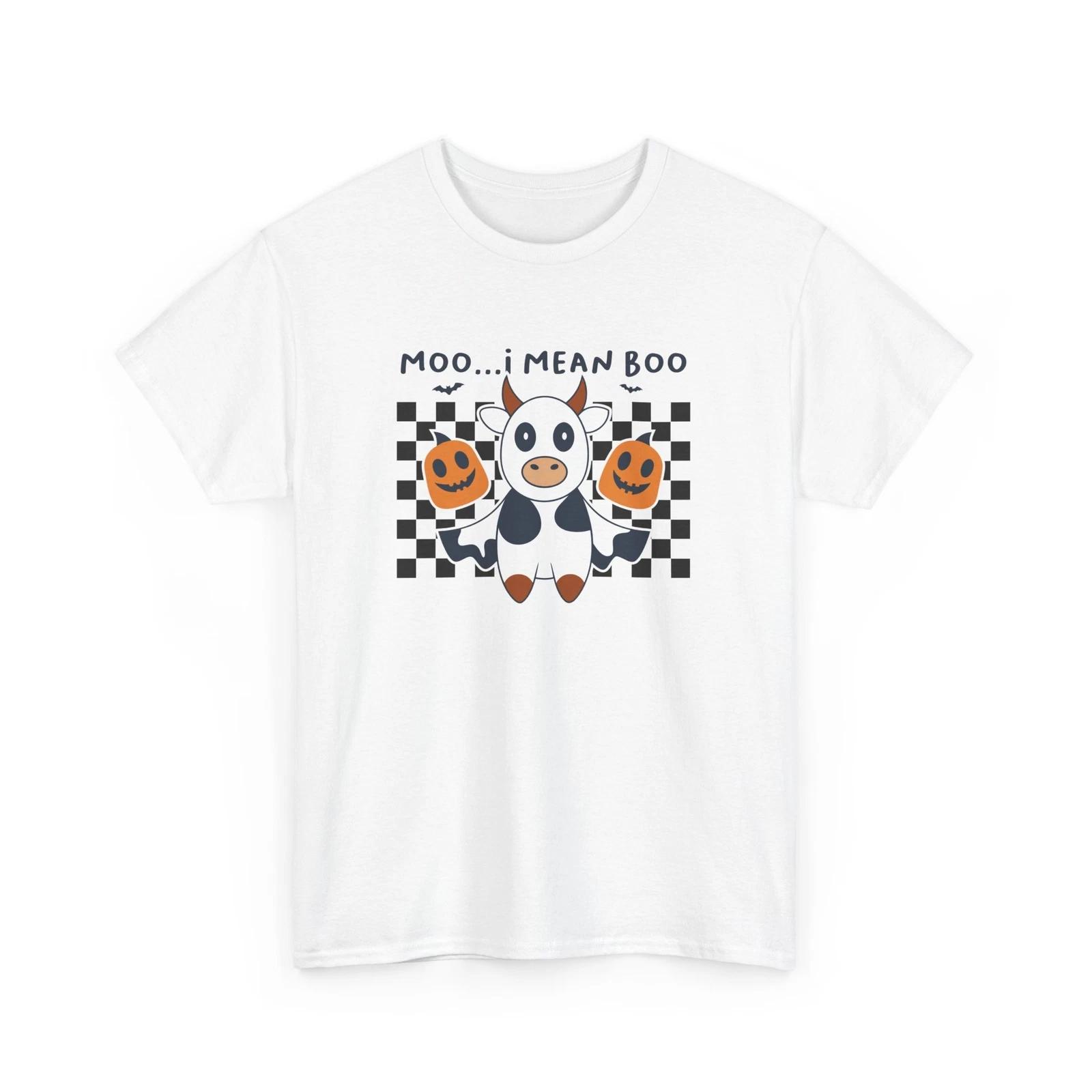 Cute Ghost T-Shirt | Fun Spooky Tee | Perfect Halloween Lover Shirt 4XL