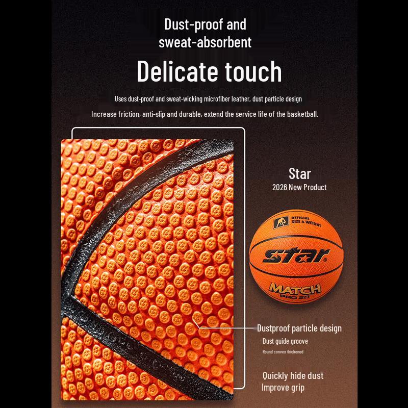 Star Microfiber Indoor/Outdoor Basketball