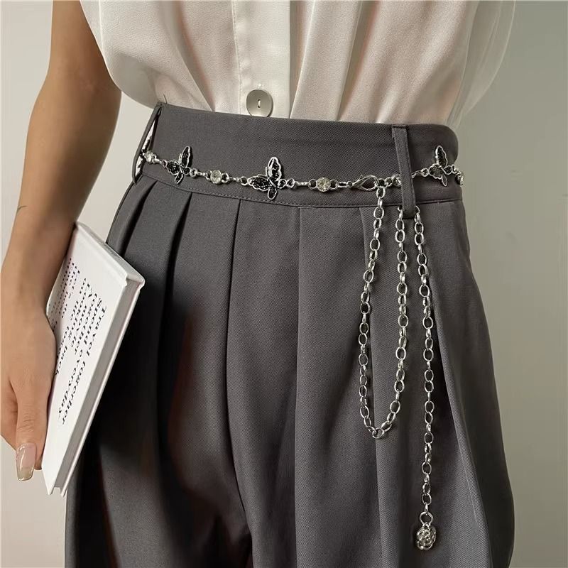 Simple Elegant Yet Butterfly Waist Accessory For Women Versatile Chain For Summer Fashion