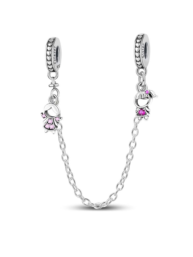 Copper Love Heart Series Safety Charms Bead Fit Diy Bracelet Necklace Making Gift Of High Quality Fine Jewelry